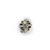 Clasp, Crystal Flower Snap Clasp, Silver, Alloy, 18mm x 11mm, Sold Per pkg of 1 - Butterfly Beads