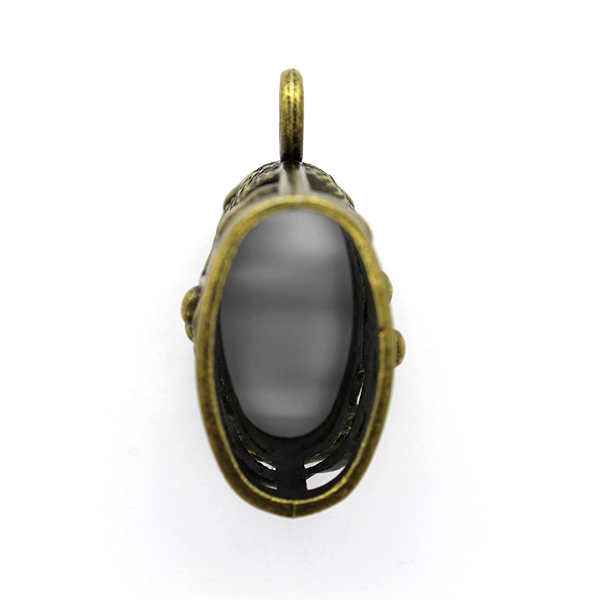 Pendants, Bead Star Clasp, Brass, Brass Alloy, 39mm x 29mm Sold Per pkg of 1