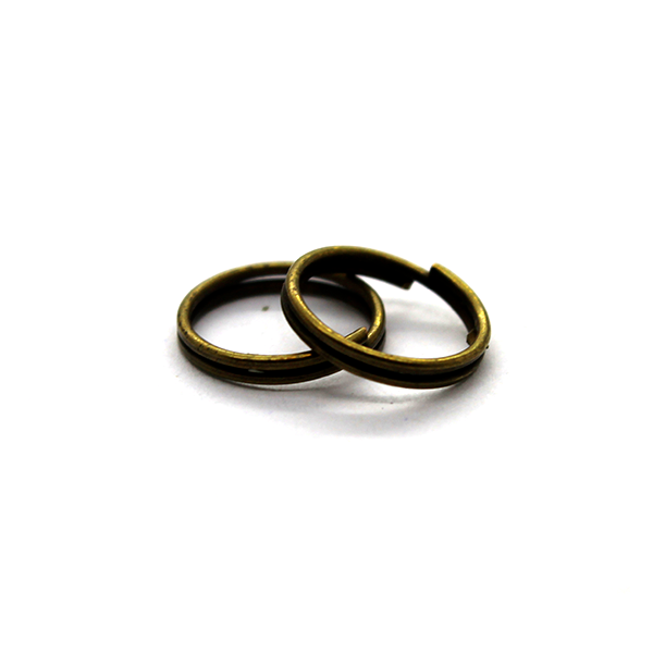 Split Rings, Brass Alloy, Round, 10mm, 15 Gauge, 75 sold per bag