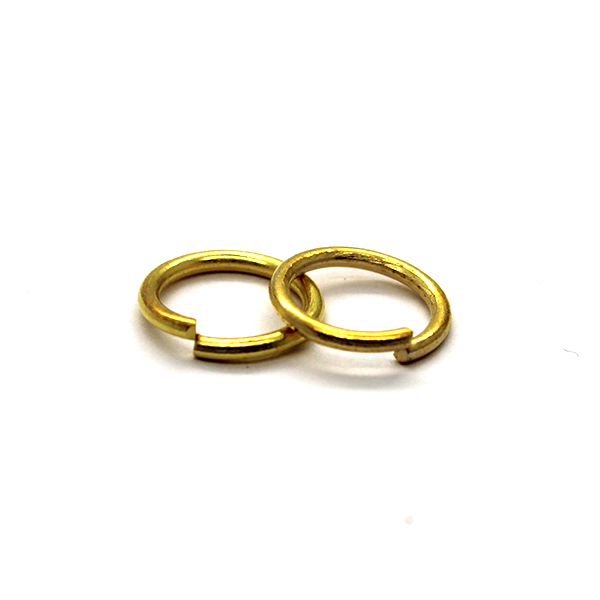 Jump Rings, Bright Gold, Alloy, Round, 10mm, 15 Gauge, 25 pcs per bag