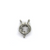 Clasp, Spring Clasp, Silver, Alloy, 29mm x 19mm, Sold Per pkg of 1 - Butterfly Beads