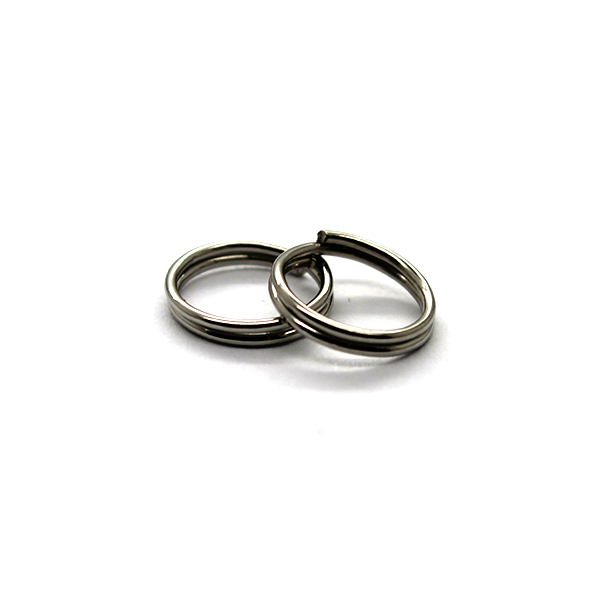 Split Rings, Silver, Rhodium, Round, 9mm, 21 Gauge 80 per bag sold