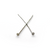 Flat Head Pins, Silver, Rhodium Alloy, 1.75inch, 20 Gauge, Sold Per pkg of 45 pcs