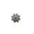 Bead Cap, Split Flower Head, Alloy, Silver, 13mm x 13mm, Sold Per pkg of 6 - Butterfly Beads