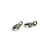 Bails, Necklace Bail, Silver, Alloy, 20mm x 7mm, Sold Per pkg of 4 - Butterfly Beads