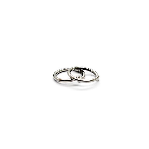Jump Rings, Bright Silver, Alloy, Round, 8mm, 20 Gauge, 95 pcs per bag sold