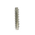 Clasp, Magnetic Slide Multi Strand Tube Clasp, 8 hole, Alloy, Silver, 45mm x 10mm, Sold Per pkg of 1 - Butterfly Beads