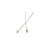 Flat Head Pins, Silver, Alloy, 2.05inch, 20 Gauge