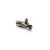 Backings, Silver, Alloy, Bullet Back Stoppers, 6mm x 5mm, sold per pkg of 30+ - Butterfly Beads