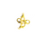 Clasp, Lobster Clasp, Alloy, Gold, 16mm x 8mm, Sold Per pkg of 10 - Butterfly Beads