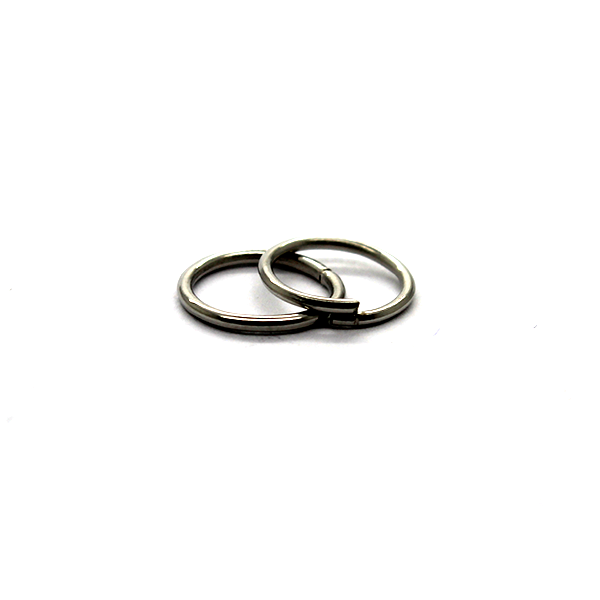 Jump Rings, Silver, Alloy, Round, 8mm, 18 Gauge, Sold Per pkg of 75+