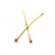 Flat Head Pins, Gold, Alloy, 2.37 inches, 19 Gauge, Sold Per pkg of Approx 60