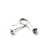 Earrings, Silver, Copper and Brass, Disc Plated Shepherd Hook, 25mm x 9mm, sold per pkg of 2