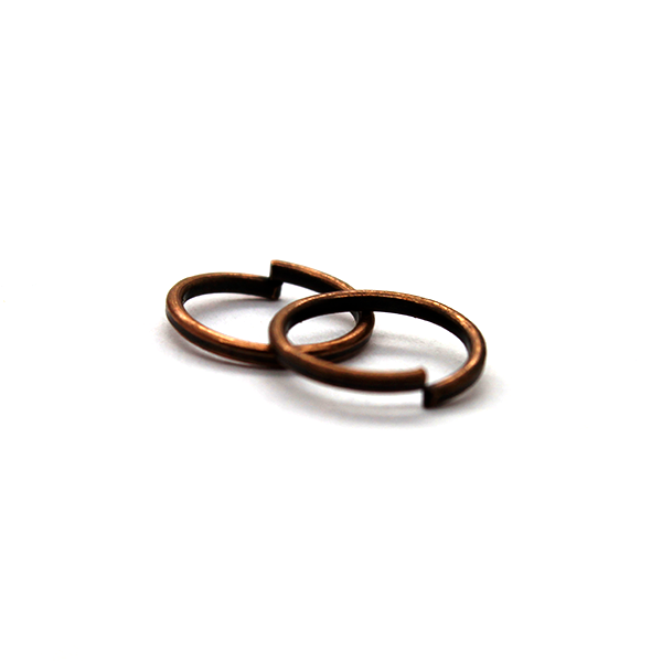 Jump Rings, Copper Alloy, Round, 10mm, 18 Gauge, 50+ pcs