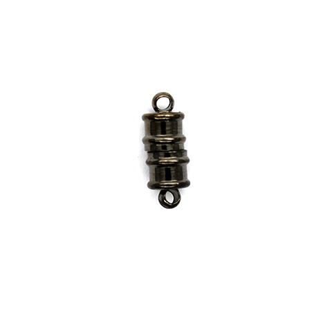 Clasp, Magnetic Clasp, Gunmetal, Alloy, 15mm x 5mm, Sold Per pkg of 1 - Butterfly Beads