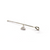 Eye Pins, Bright Silver, Alloy, 1.04 inches, 21 Gauge, Sold Per pkg of Approx 95
