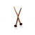 Flat Head Pins, Copper Alloy, 1.13inch, 21 Gauge