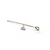 Eye Pins, Silver, Alloy, 1.06 inch, 22 Gauge