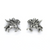Charms, Galloping Pegasus, Silver, Alloy, 22mm x 19mm, Sold Per pkg 3