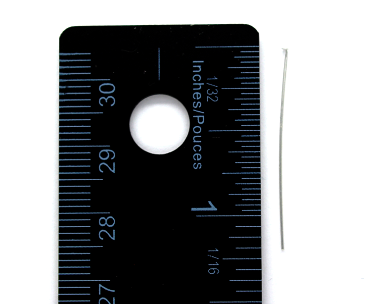 Flat Head Pins, Silver, Alloy, 1.20 inch, 22 Gauge