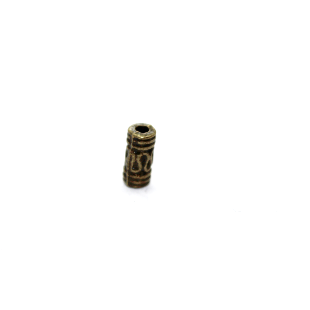 Spacers, Roll Bar Spacer, Alloy, Brass, 6mm x 3mm, Sold Per pkg of 20