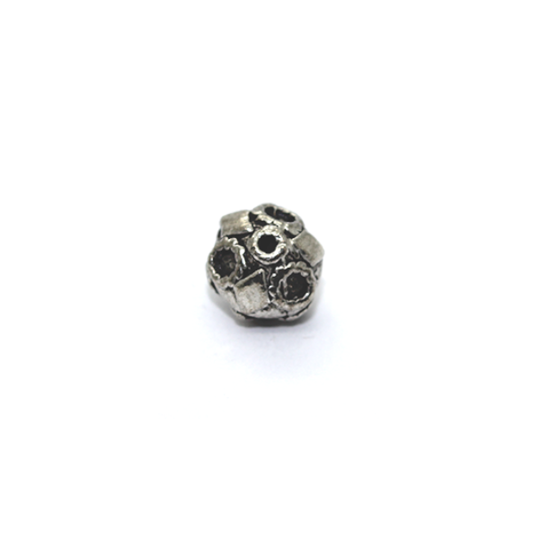 Spacers, Sphere Spacer, Alloy, Silver, 8mm X 8mm X 8mm, Sold Per pkg of 8