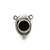 Charms, Rosary Centerpiece, Silver, Alloy, 19mm x 15mm, Sold Per pkg 2