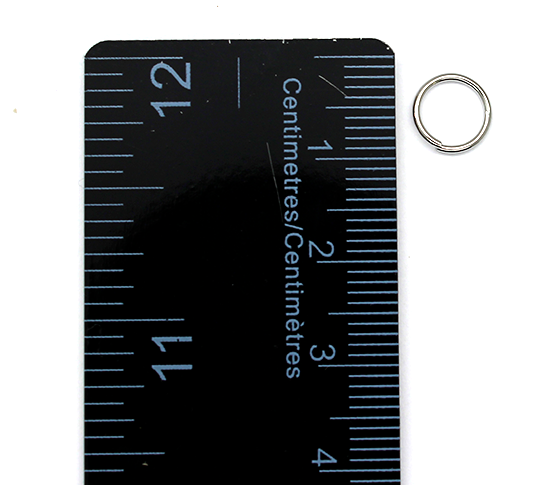 Jump Rings, Bright Silver, Alloy, Round, 8mm, 20 Gauge, 95 pcs per bag sold