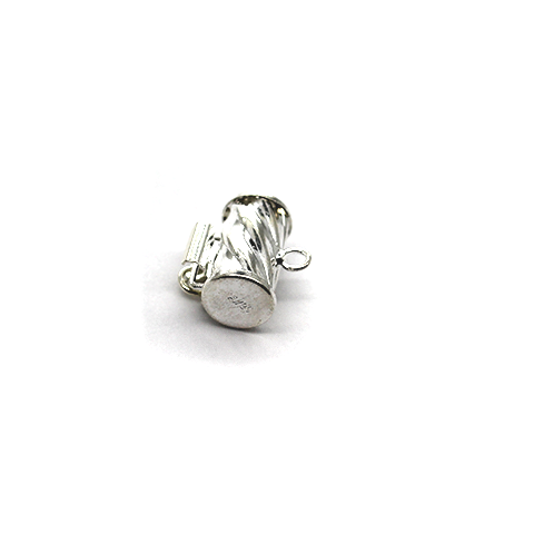 Terminators, Cord Ends, Silver, Alloy, 10mm x 6mm, Sold Per pkg of 1 - Butterfly Beads
