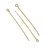 Eye Pins, Alloy, 1.58 inches, 21 Gauge, Approx 60+ pcs/bag, Available in Multiple Colours
