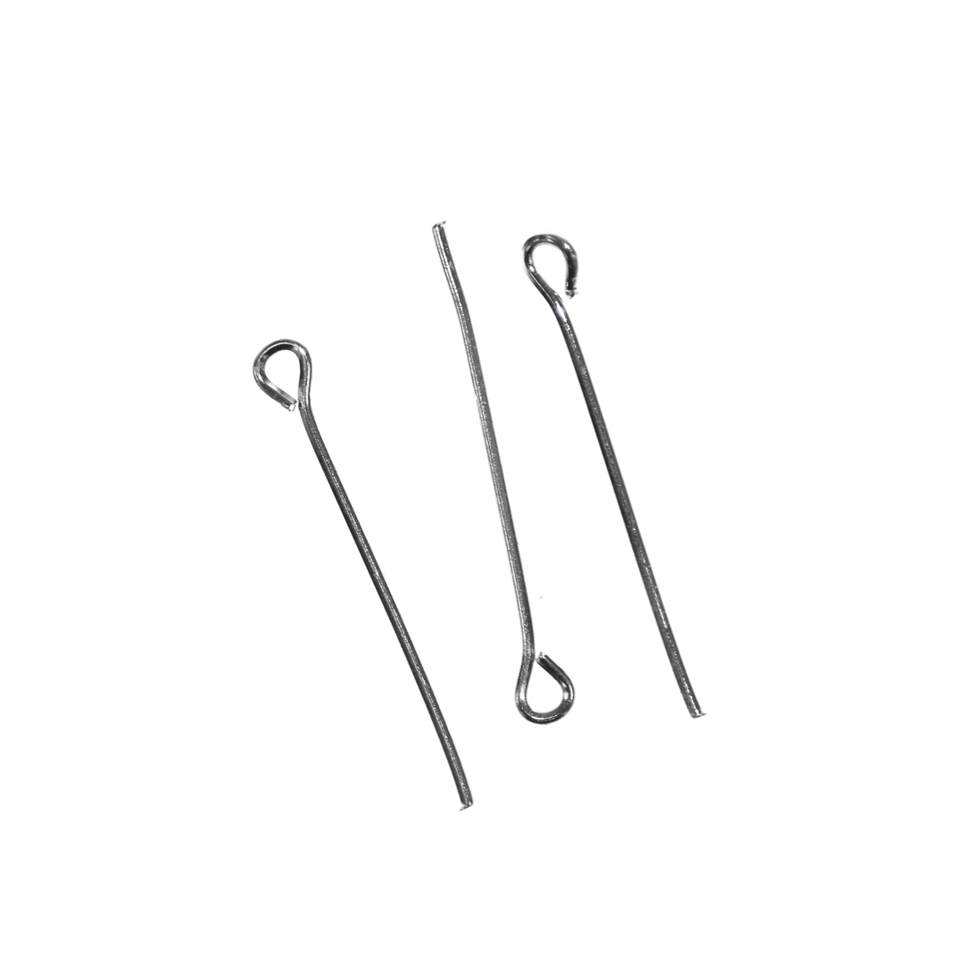 Eye Pins, Alloy, 1.02 inches, 20 Gauge, Available in Multiple Colours ...
