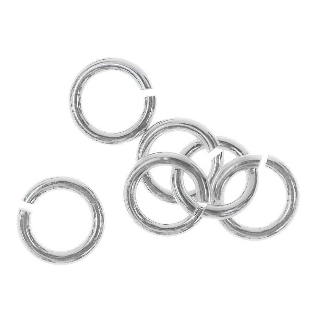 Jump Rings, Open, Aluminum, Round, 17 Gauge, Sold Per pkg of 150+ pcs, Available in Multiple Colours and Sizes