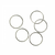 Jump Rings, Bright Silver, Alloy, Round, 10mm, 20 Gauge, Sold Per pkg of 75+
