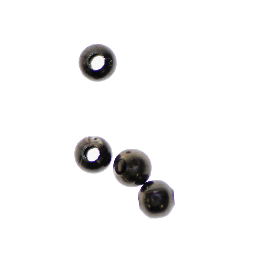 Spacers, Plain Ball, Gunmetal, Alloy, 4mm x 4mm, Sold Per pkg of 100