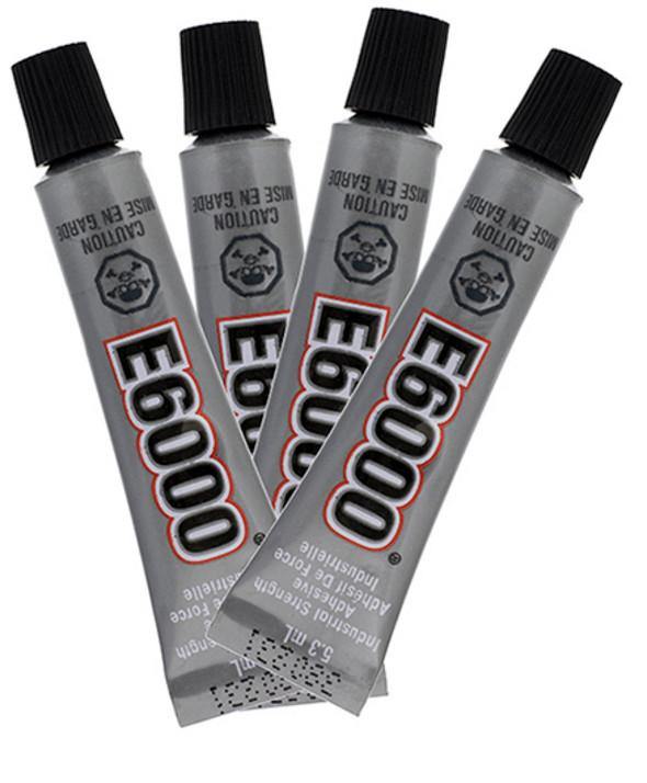 E6000 Industrial Strength Adhesive - Mini Tubes, Pkg of 4