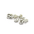 Clasp, Lobster Clasp, Bright Silver, Alloy, 10mm x 5mm, Sold Per pkg of 12