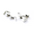 Terminator, Fold Over Ends, Silver, Alloy, 9mm x 5mm, Sold Per pkg of 20