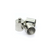 Terminator, Cord Ends, Silver, Alloy, 14mm x 11mm , Sold Per pkg of 4