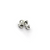 Backings, Silver, Alloy, Earnut Backings, 5mm x 5mm x 5mm, sold per pkg of 40 - Butterfly Beads