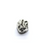 Spacers, Rock Like Spacer, Alloy, Silver, 11mm x 8mm x 7mm, Sold Per pkg of 6
