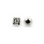 Chaton Montees, Alloy, Silver, 6mm x 5mm , Sold per pkg of 15