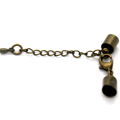 Clasp, Lobster and Barrel Clasp, Brass, Alloy, 12mm x 6mm x 3mm, Sold Per pkg of 1
