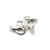 Clasp, Lobster Clasp, Bright Silver, Alloy, 16mm x 8mm, Sold Per pkg of 14