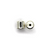 Terminator, Cord Ends, Silver, Alloy, 6mm x 6mm, Sold Per pkg of 16