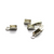 Terminators, Fold Over, Gold, Alloy, 9mm x 4mm, Sold Per pkg of 25