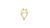 Earring, Drop with 3 Loops, Gold, Alloy, 35mm x 19.5mm, Sold Per pkg of 8