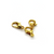 Clasp, Lobster Clasp, Gold, Alloy, 12mm x 6mm, Sold Per pkg of 18