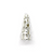 Bead Cone, Tower, Alloy, Bright Silver, 22mm x 8mm, Sold Per pkg of 14