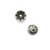 Bead Cap, Cutout Flower, Alloy, Silver, 4mm x 10mm, Sold Per pkg of 12 - Butterfly Beads