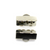 Terminators, Ribbon Crimp End, Silver, Alloy, 21mm x 11mm, Sold Per pkg of 6